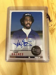 2019 Topps Archives Signature Series Harold Baines Auto /60 White Sox - Picture 1 of 2