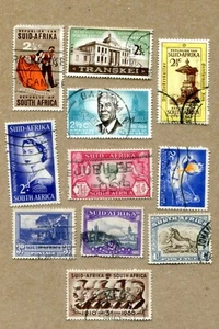 RSA Republic of SOUTH AFRICA Lot of 11 Mix Vintage POSTAGE STAMPS #10 - Picture 1 of 1