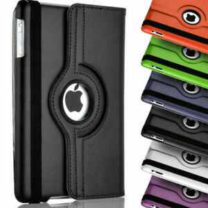 360° Rotating Leather Folio Stand Case For iPad 5/6/7/8/9th Generation Air 1 2 3