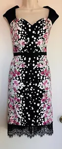 REVIEW Women's Serendipity Multi Floral A Line Evening Party Midi Dress 14 BNWT - Picture 1 of 14