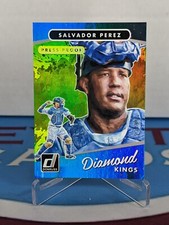 2017 Panini Donruss Diamond Kings Gold Press Proof /99 Salvador Perez #12