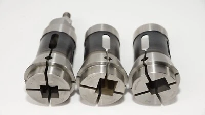 Hardinge 6488V, 6489V, 6490V B42 (TF48) Smooth Square Collet Set #1, #2, #3 - Image 1 of 4