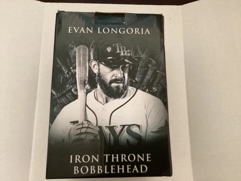 *NIB* Evan Longoria Game Of Thrones Tampa Bay Rays Giants MLB Bobblehead Cover