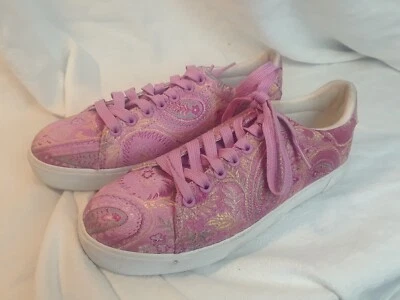 Tênis de skate dividido rosa paisley 8.5 feminino conceito cinquenta e dois H&M f1 - Imagem 1 de 4