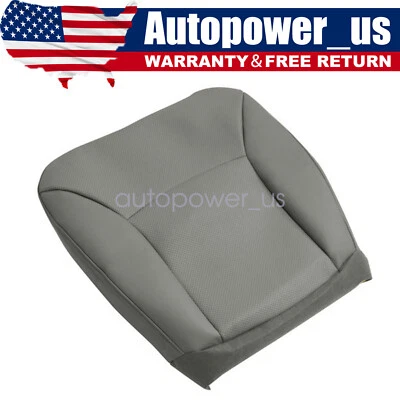 Cubierta de asiento perforada gris inferior del conductor para camioneta Ford E150 E250 E350 2002-08 Foto 1 de 4
