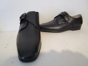 Florsheim Boys Toddler ABE BT Monk Jr Leather Dress Formal Shoes Black Size 13 - Picture 1 of 5