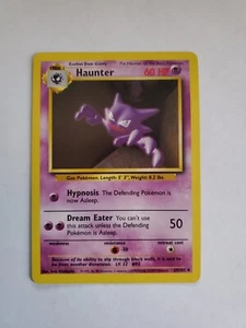 Vintage Pokemon Card Haunter 29/102 Base Set Unlimited WOTC 1999 Uncommon - Picture 1 of 2