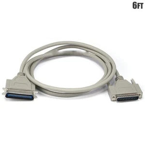 6FT DB25 25-Pin Parallel Male to CN36 Centronics Male IEEE 1284 Printer Cable - Picture 1 of 1