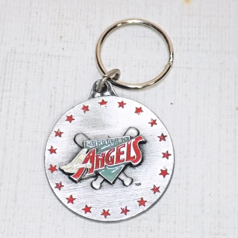 1997 Siskiyou Anaheim Angels Los Angeles MLB Keychain Key Ring Baseball Cover