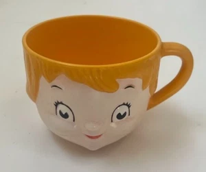 Dolly Dingle Vintage 70er Suppentasse Tasse Campbells Kinder Kunststoff Gesicht - Bild 1 von 3