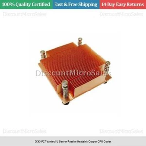 CCK-IP27 Vantec 1U Server Passive Heatsink Copper CPU Cooler - Picture 1 of 1