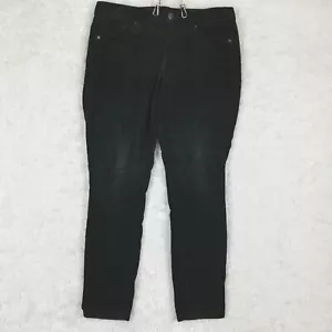 Ann Taylor Loft Womens Pants Modern Skinny Corduroy Black Mid Rise Petite 6P - Picture 1 of 13