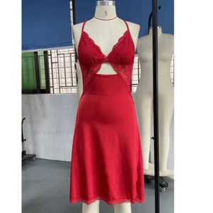 Sexy Lencería Para Mujer Seda Encaje Bata Vestido Babydoll Camisón Prendas para dormir Pijama - Imagen 1 de 6
