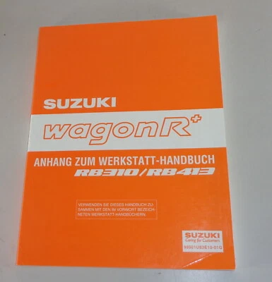 Manuale Di Officina Aggiuntivo Suzuki Wagon R+ RB310 / RB413 Stato 11/2001 - Immagine 1 di 4