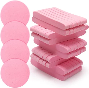 120 Pcs Facial Sponge Compressed,  Face Cleansing Sponge Estheticians Compressed - Picture 1 of 12