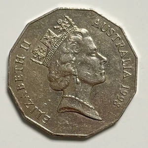 1998 Australia 50 Cent Coin - Picture 1 of 2