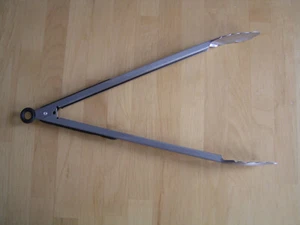 XXL Grillzange 40 cm Edelstahl BBQ Servier-, Salat-, Vorlegezange NEU / OVP - Bild 1 von 5