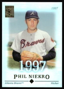 2004 Topps Tribute Salón de la fama Phil Niekro #19 Atlanta Braves - Imagen 1 de 2