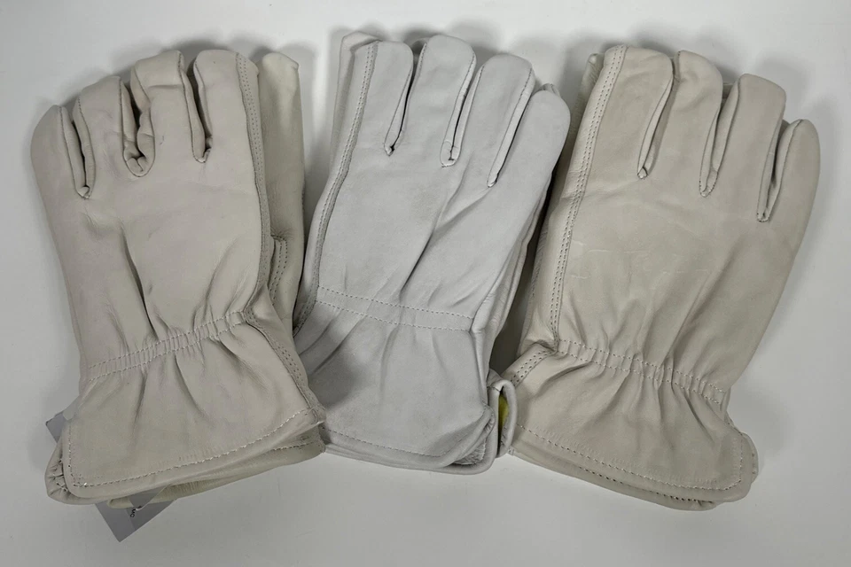 3 пары кожаных рабочих перчаток мужские /с подкладкой 3M Thinsulate /2XL - Изображение 1 из 1