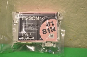 T0816 T0816N 81 Swan Light Magenta Epson Stylus Genuine Original - No Box - Picture 1 of 2