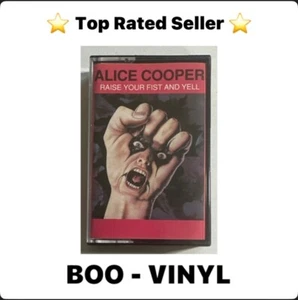 Alice Cooper - Raise Your Fist And Yell Rare Spanish Issue Cassette Tape EX / EX - Picture 1 of 7