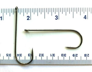 1000 super strong 9146 2X strength GT Black Nickel Aberdeen Fish Hooks size 4/0 - Picture 1 of 1