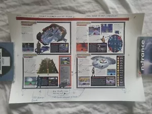 TWISTED METAL III 3 EGM2 Strategy Guide Concept Layout Works Raw Work Prints - Picture 1 of 6