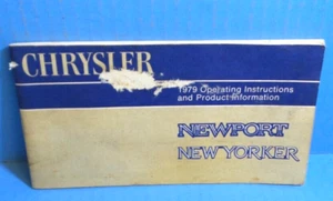 Chrysler Newport/New Yorker 1979 79 manual del propietario - Imagen 1 de 1