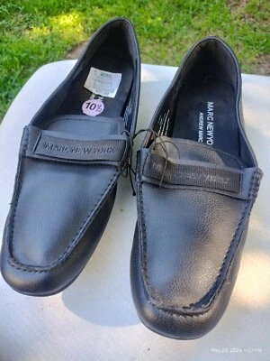 MARC NEW YORK MENS SLIP ON SHOES COLOR BLACK SIZE 9, 10.5 - Image 1 of 4