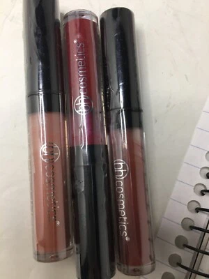 BH Cosmetics set of 3 liquid linen lip color - Image 1 of 2