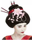 Elegante Geisha Japanerin Perücke für Karneval, Fasching & Mottopartys