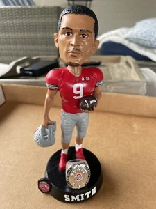 Ohio State Buckeyes 2015 Champions Bobblehead Scarlet & Gray. Smith #9 - Picture 1 of 2