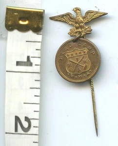 HEAD CAMP M.W.A. STICKPIN BROACH LAPEL SCARF HAT ANTIQUE MODERN WOMEN OF AMERICA - Picture 1 of 3