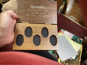 Remington Grip Cap inserts empty wooden box only - Picture 1 of 2