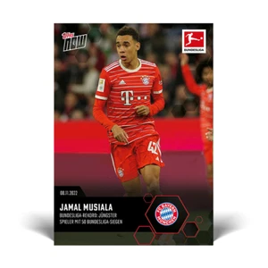 Topps Now Bundesliga 2022-23 - Card 086 - Jamal Musiala - Bayern München - Bild 1 von 2