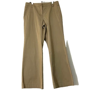 Ann Taylor Loft Mid Rise Wide Leg Kahki Pant size 8 NEW - Picture 1 of 8