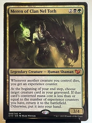 MTG Meren of Clan Nel Toth  – Commander 2015 Card # 49 - Image 1 of 2