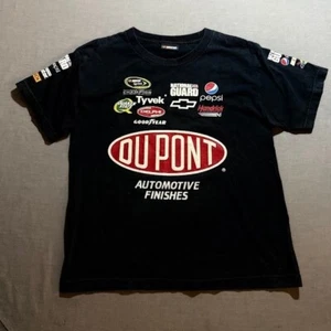 Camisa De Colección NASCAR Jeff Gordon 24 DuPont Estampado Gráfico Para Hombres Pequeña Camiseta Negra - Imagen 1 de 9