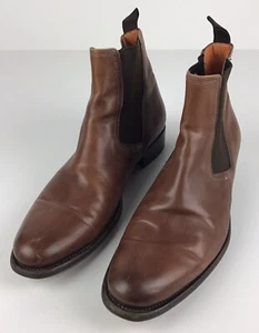 Santoni Chelsea Botas Hombre UK 9.5 US 10.5 Marrón - Imagen 1 de 13