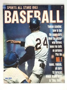 1963 Sports All Stars Baseball Magazine Giants Mays -  - Picture 1 of 1