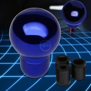 Blue Aluminum Universal Ball Type-R Style Manual 5-/6-Speed Stick Shift Knob - Foto 1 di 5