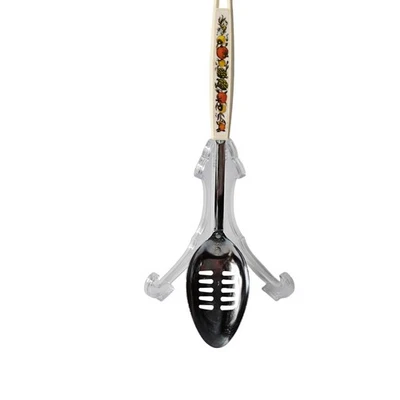 Spice of Life Vintage Retro EKCO USA Corning Ware Chrome Slotted Spoon - Image 1 of 4