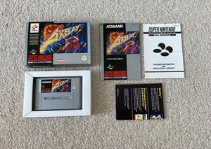 *RARO* Axelay - Super Nintendo SNES - En caja y completo CIB PAL UKV Konami - Imagen 1 de 16