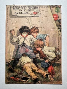 Weber Pullman Bread Jigsaw Puzzle Ad Boys At The Circus Complete Grand Show 10¢ - Picture 1 of 3