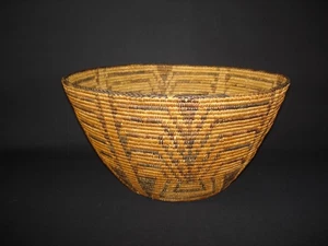 Eine sehr schöne Pima Schale Korb, Indianer Indianer, um: 1920 - Bild 1 von 5