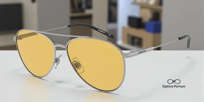 ARNETTE AN3085 738/85 Pilot Brushed Gunmetal Yellow 58 mm Men's Sunglasses - Image 1 of 2