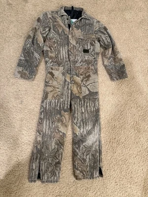 Liberty Rugged Outdoor Gear Youth size 12 Camouflage Coveralls Camo Hunting - Image 1 of 4