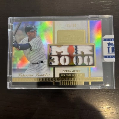 2012 Topps Tribute Derek Jeter Me 3000 Relic Patch 06/99 SS-DJ - Image 1 of 4