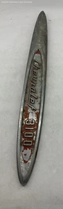 1957 3100 Chevrolet Pickup Truck LH Fender Emblem Trim OEM 57 Chevy - Picture 1 of 5