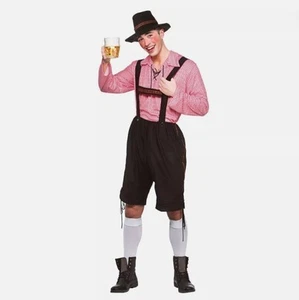Adulto OKTOBERFEST FIESTA CHICO Festival de Cerveza Alemana Vestido Elegante Disfraz Mediano - Imagen 1 de 1